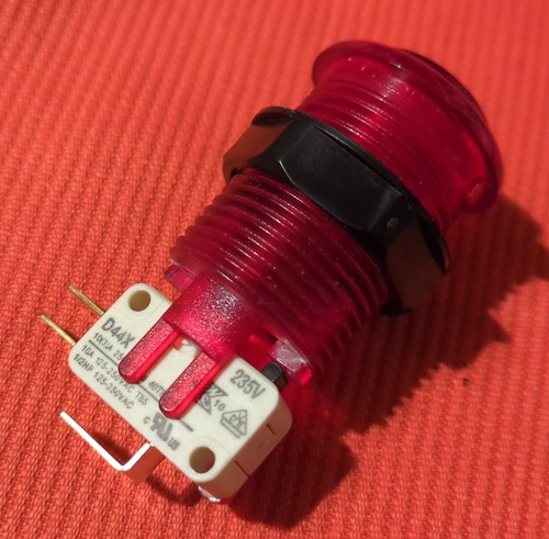 Concave arcade button - arcade, mit