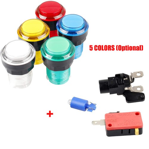 Led button full colors switch - led,