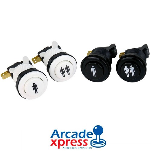Convex arcade buttons - convex, 1
