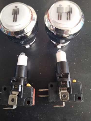 Arcade button spieler 2 - button, 1
